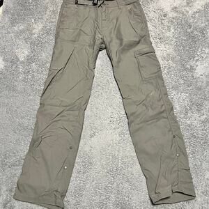 Prana Zion II Pants Mens 32 x32 Stretch Relaxed Fit Straight Leg 1969791 Gray